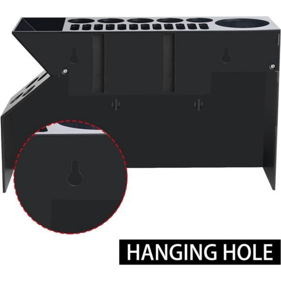 Hairdressing Tool Holder, Large Storage Box, Wear Resistant Washable - Black - Picture 5 of 7